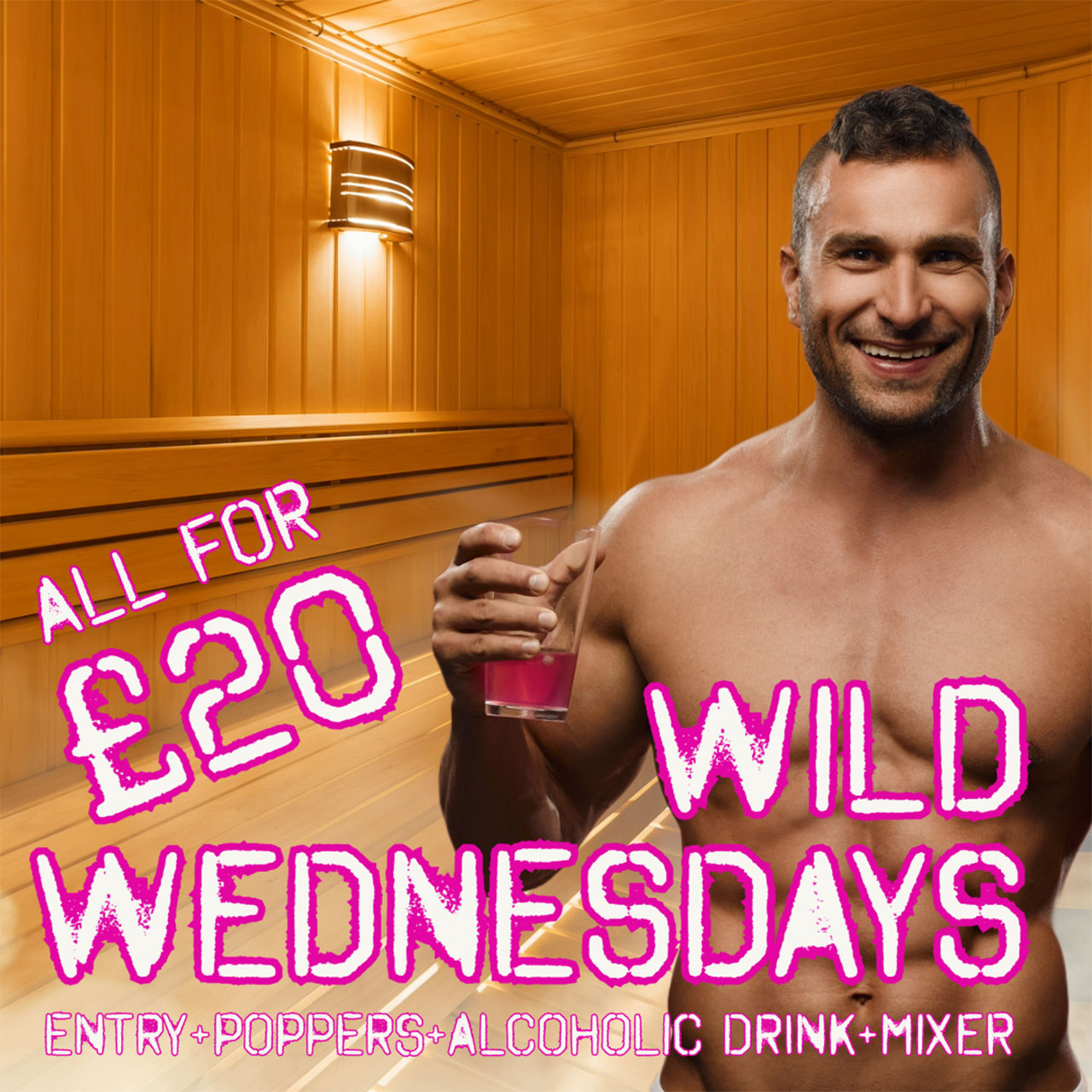 Events & Specials - Pipeworks Men's Health Spa | Gay Sauna Club Scotland