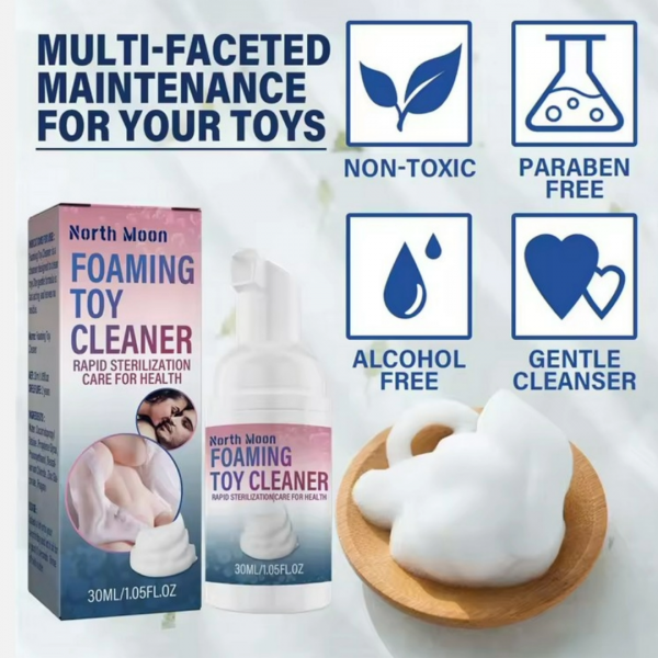 North Moon Silicone Adult Toy Cleaning Foam 30ml (SKU 162) - Image 2