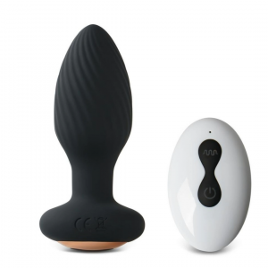 Rotation Spiral Stimulation Anal Vibrator Butt Plug (SKU 171)