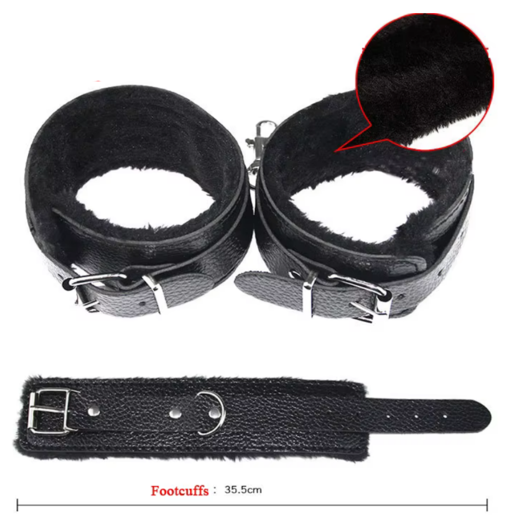 Bondage Restraint & Play Kit 7pcs BDSM Black (SKU 237) - Image 4